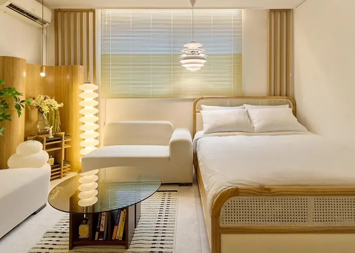 Appartement Jamsil Lotte World#lotte Tower#coex#sports Complex#kspo Dome#2br - 잠실 Dome Houes *