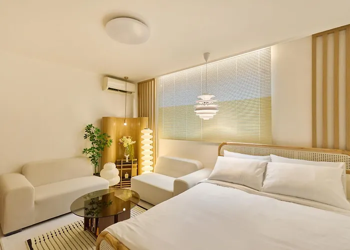 Appartement Jamsil Lotte World#lotte Tower#coex#sports Complex#kspo Dome#2br - 잠실 Dome Houes *